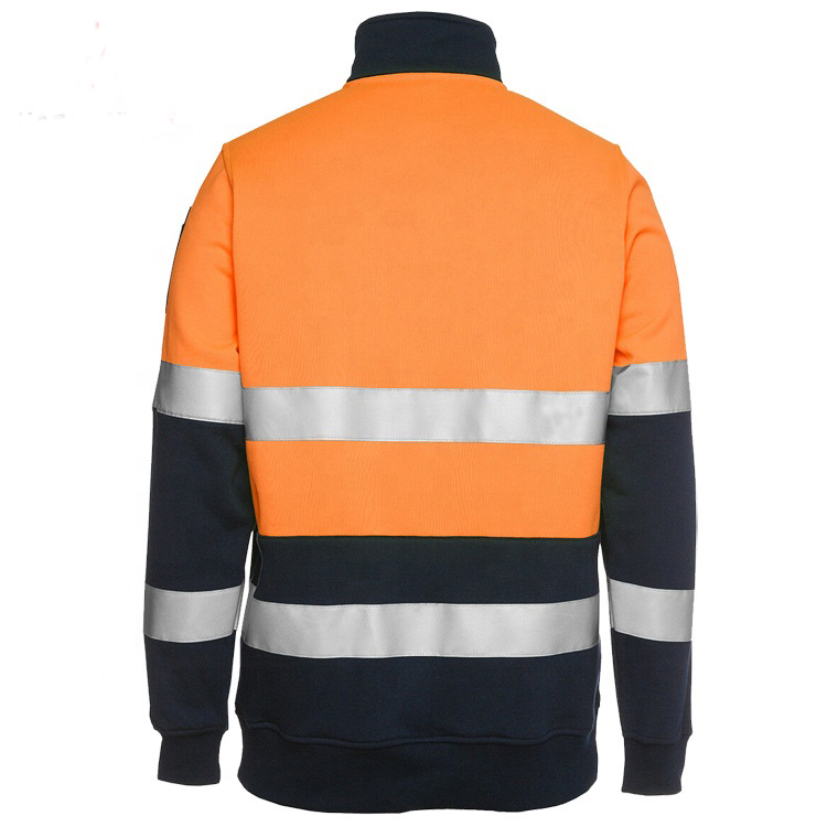 Reflektierendes Arbeitskleidungs-Sweatshirt mit Stehkragen